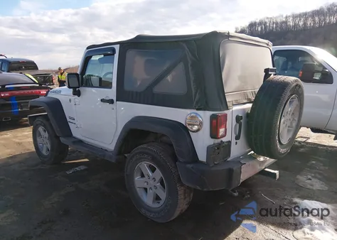 2014 Jeep Wrangler Sport из США, поврежденный, VIN 1C4AJWAG9EL143969